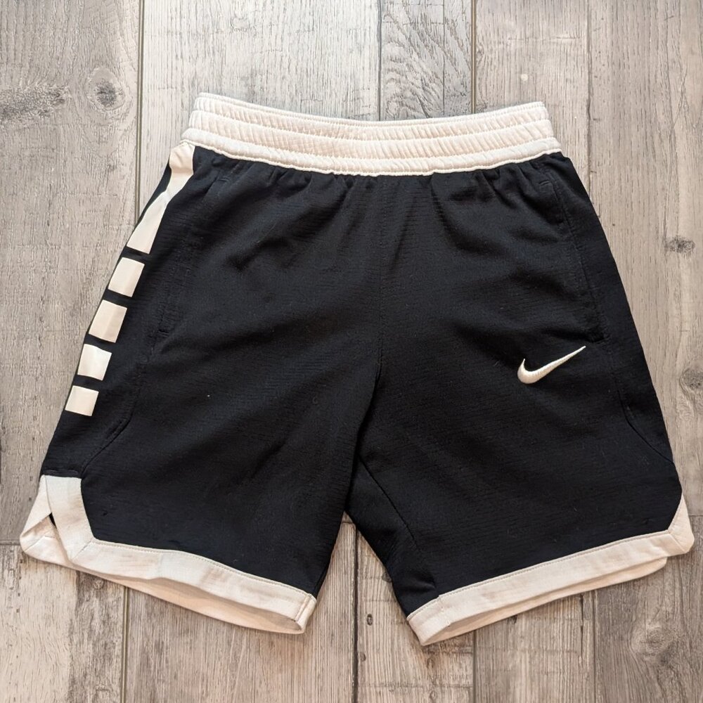 Nike, Running Shorts, Black Cream White, Sz 5 -6 / M
